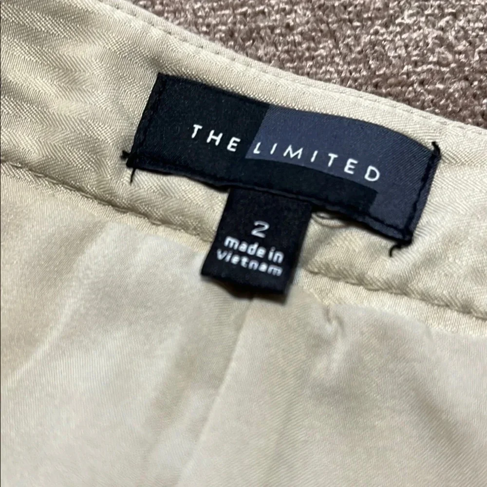 The Limited Cream &  Tan Zebra Pencil Skirt - Size 2